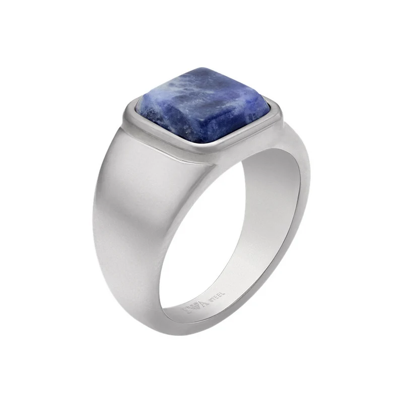 Emporio Armani Stainless Steel Men's Ring EGS3325040-10