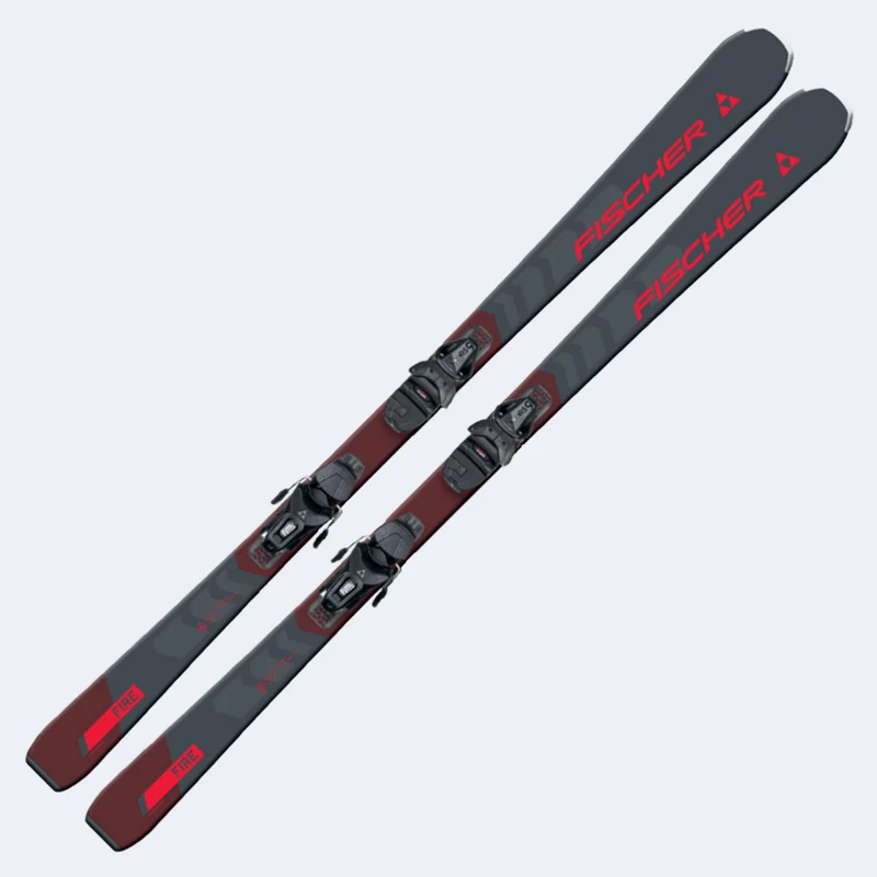 2026 Fischer Rc Fire Slr Pro Skis W/ Rs 9 Slr Bindings