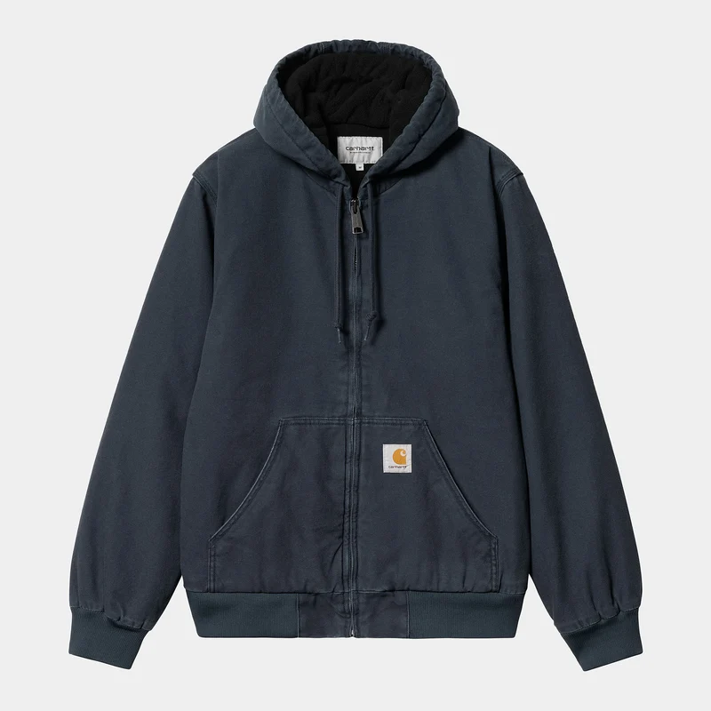 Carhartt WIP Active Heavy Stone Wash-jack voor heren - Blauw