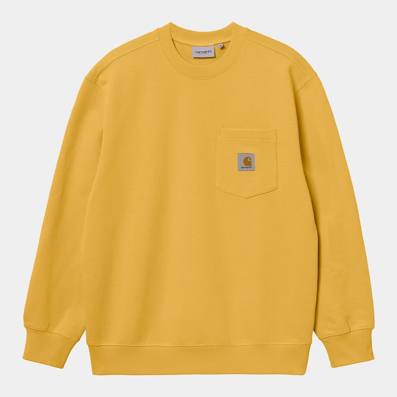 Carhartt WIP Heren pocket sweattop - ijslolly
