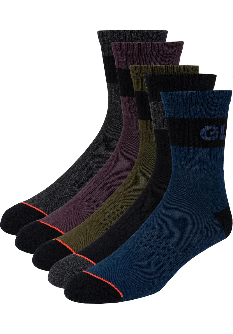 Globe Horizons Crew-sokken voor heren (5-pack)