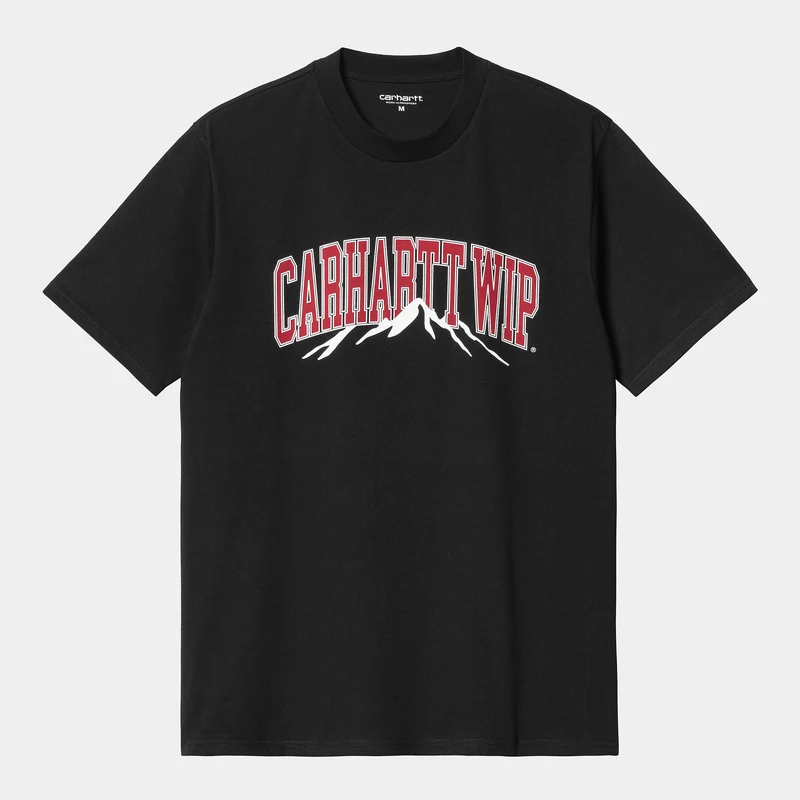 Carhartt WIP Heren Mountain College T-shirt - Zwart