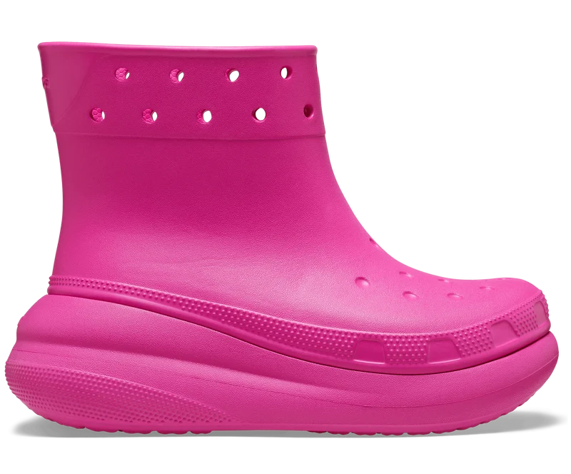 Crocs Klassieke Crush-laars, unisex - roze