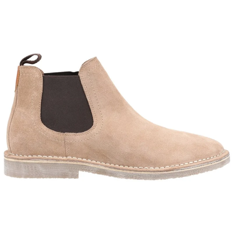 Hush Puppies Heren Shaun Suède Chelsea Laarzen - Lichtbruin