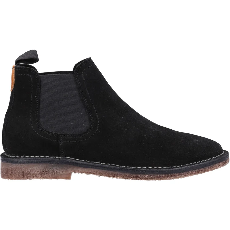Hush Puppies Heren Shaun Suède Chelsea Laarzen - Zwart