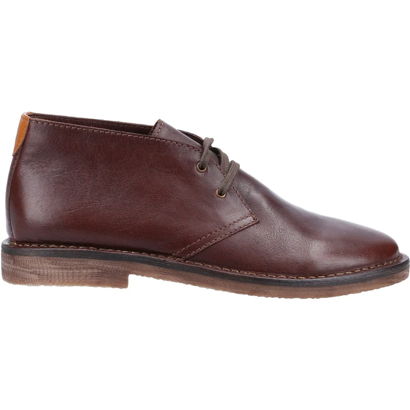 Hush Puppies Samuel lederen chukka-laarzen voor heren - bruin