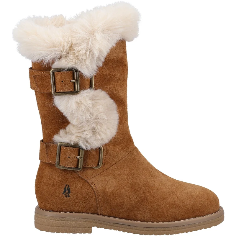 Hush Puppies Megan suède laarzen voor meisjes - bruin