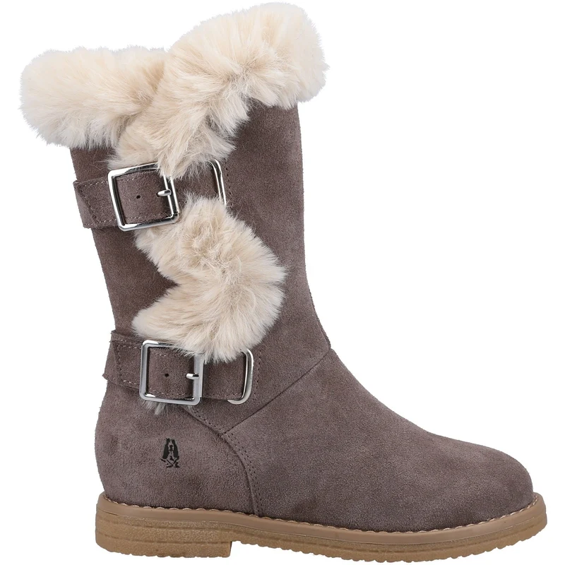 Hush Puppies Megan suède laarzen voor meisjes - grijs