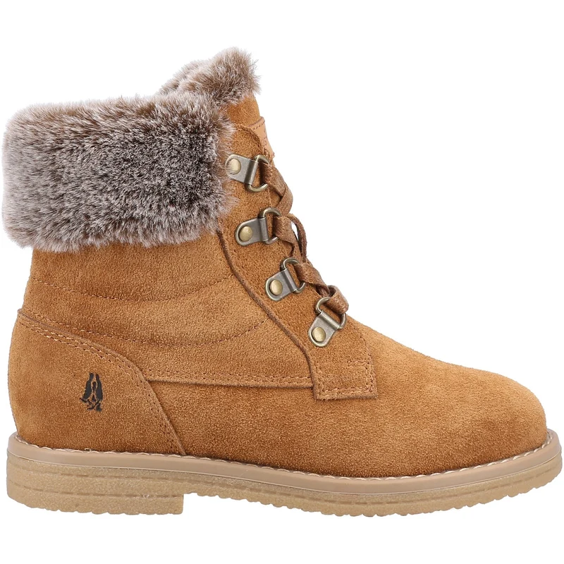 Hush Puppies Florence suède laarzen voor meisjes - bruin