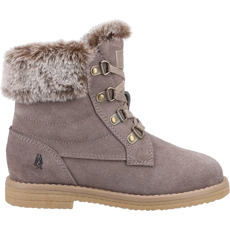 Hush Puppies Florence suède laarzen voor meisjes - grijs