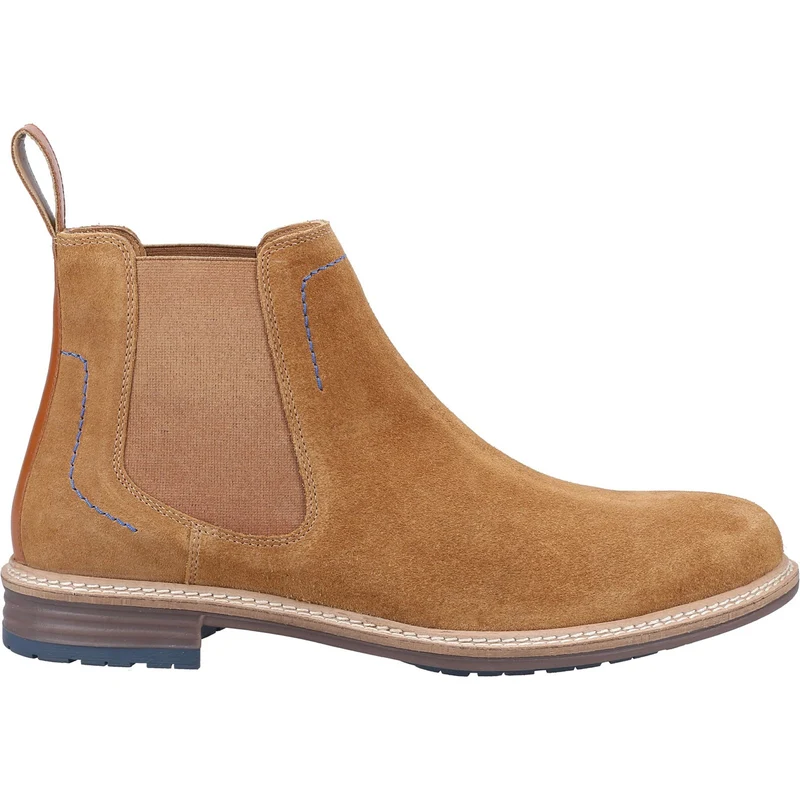 Hush Puppies Heren Justin Suede Chelsea Laars - Tan
