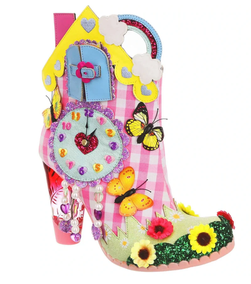 Irregular Choice Dames Wakey Wakey Hoge hak - Roze / Multi
