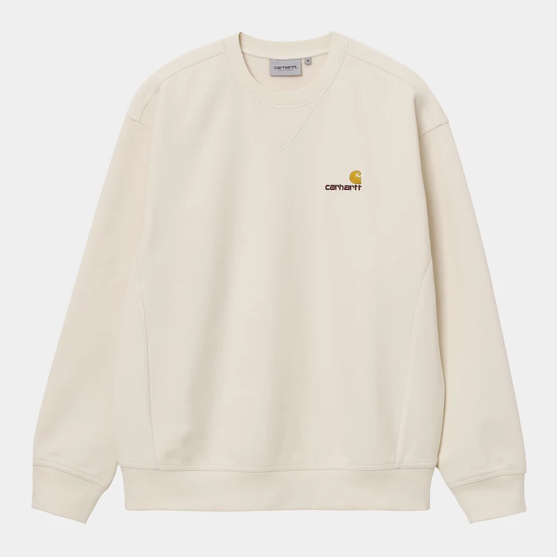 Carhartt WIP HEREN American Script Sweatshirt - Natuurlijk