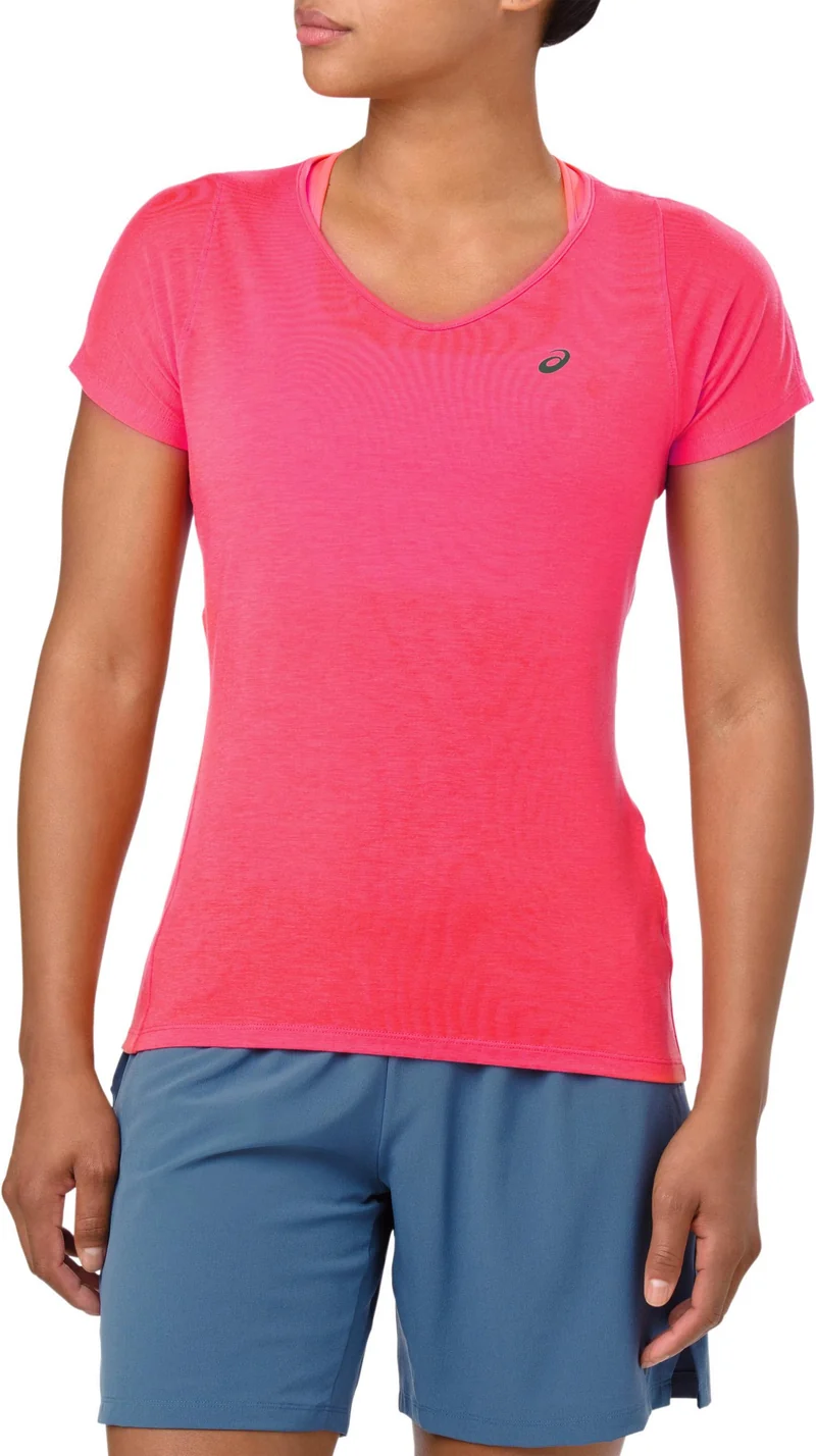 asics V-NECK SS TOP
