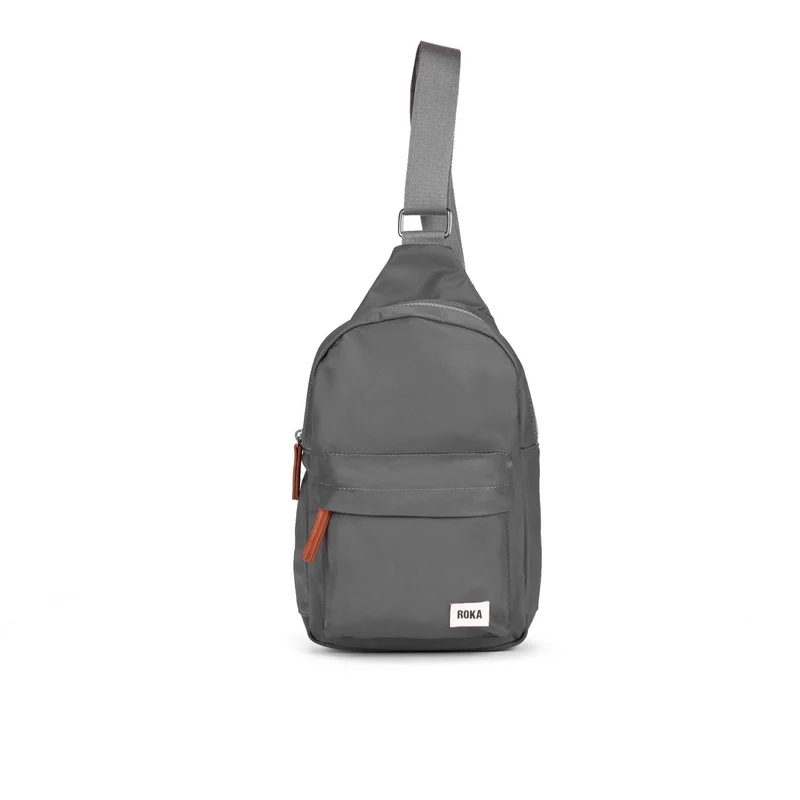 ROKA Willesden Grote tas van gerecycled nylon - Grafiet
