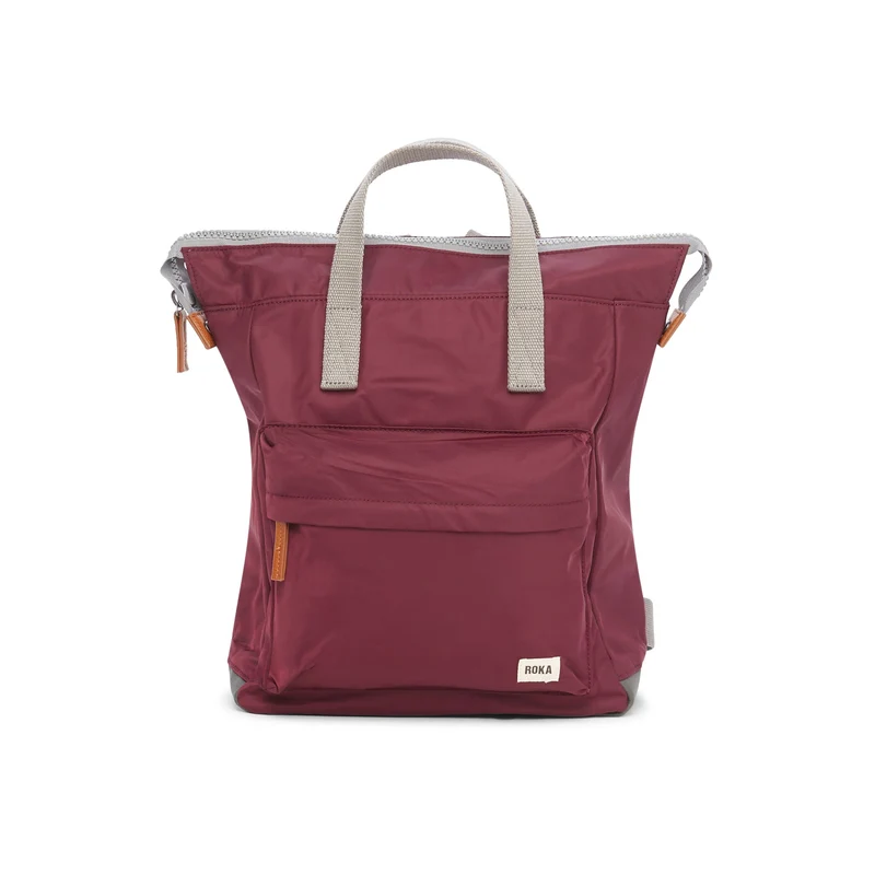 ROKA Bantry B Plum Medium Gerecyclede Nylon Tas