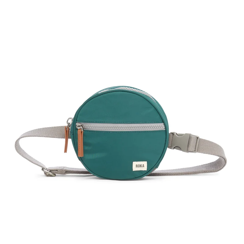 ROKA Paddington D Teal Extra Small Recycled Nylon Bag