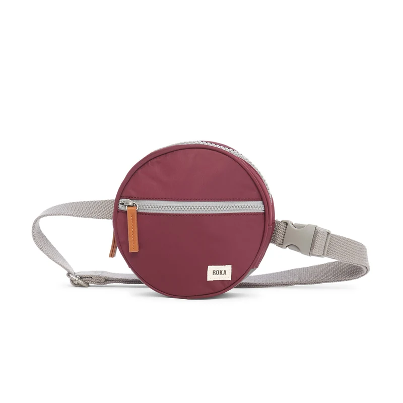 ROKA Paddington D Plum Extra Small Gerecyclede Nylon Tas