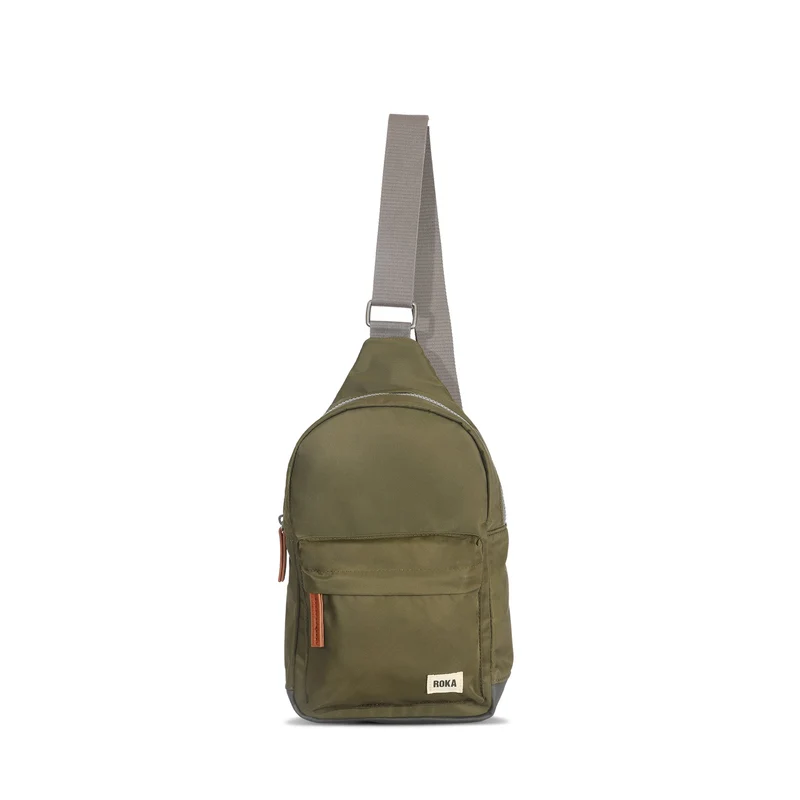 ROKA Willesden Grote tas van gerecycled nylon - Militair