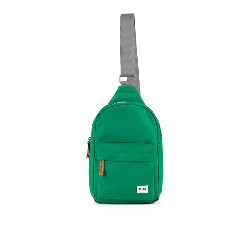 ROKA Willesden Grote tas van gerecycled nylon - Emerald