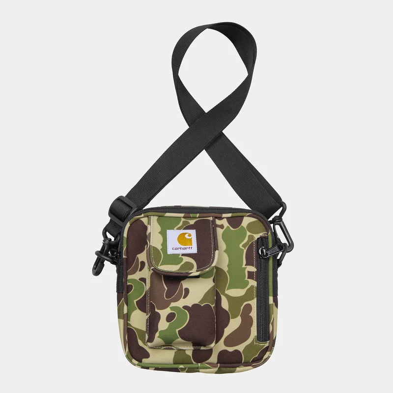Carhartt WIP Heren Essential Bag - Camo Duck Groen