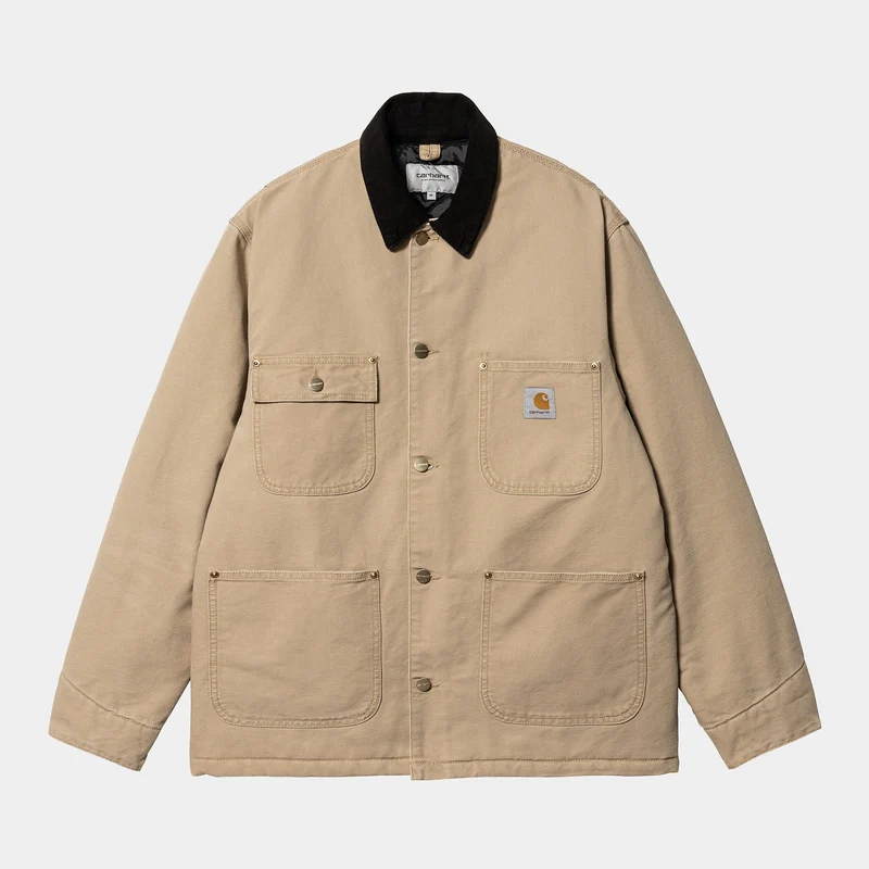 Carhartt WIP Heren OG Chore Aged Canvas Jack - Dusty Hamilton Bruin