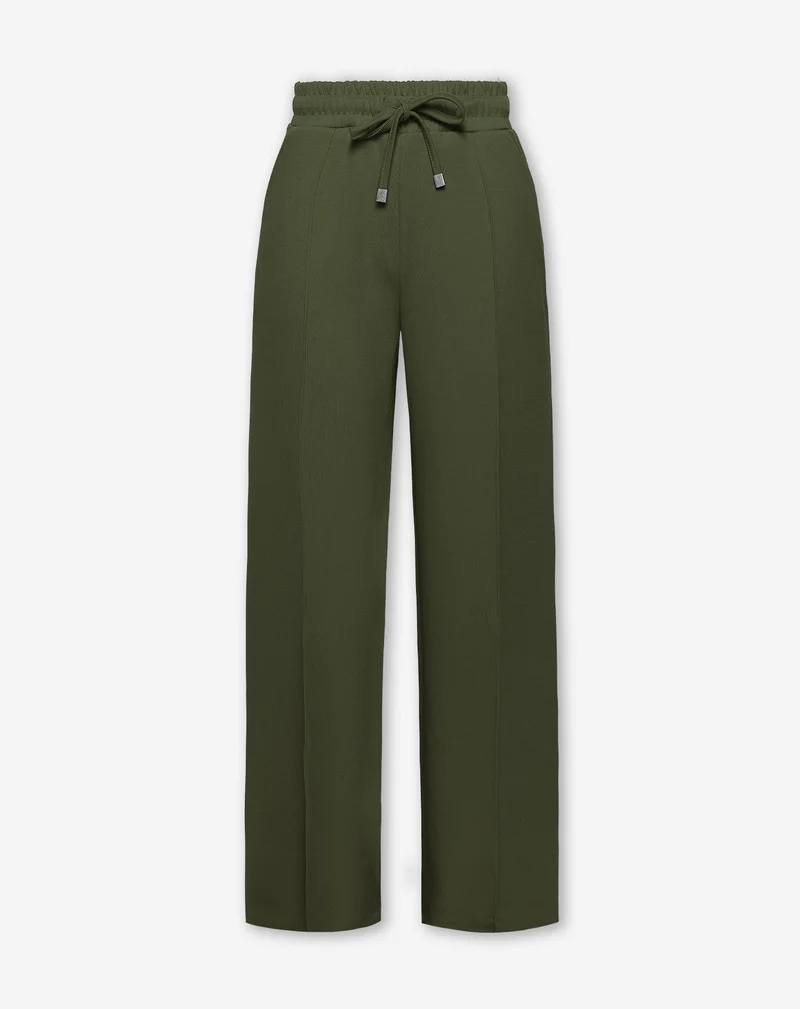 SCUBA PINTUCK PANTS PETITE LEGERGROEN
