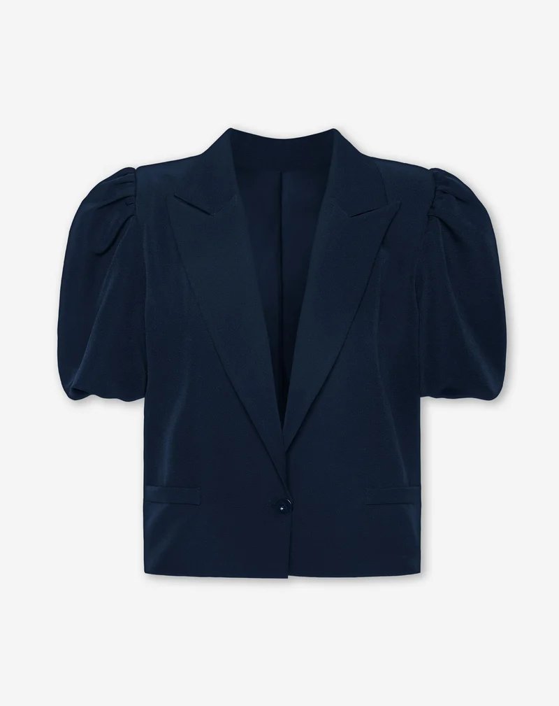 LIZZY PUFF SLEEVE BLAZER MARINEBLAUW