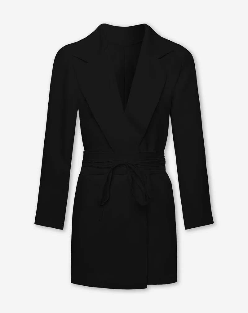 SADIE BLAZER DRESS ZWART