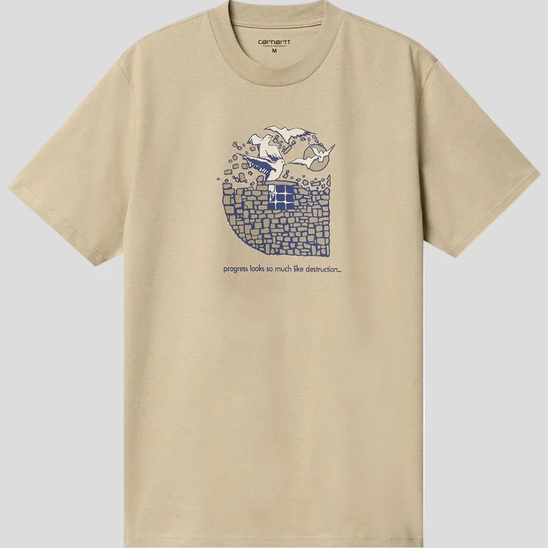 Carhartt WIP T-shirt met korte mouwen voor heren - Freedom T-shirt - Ammonite