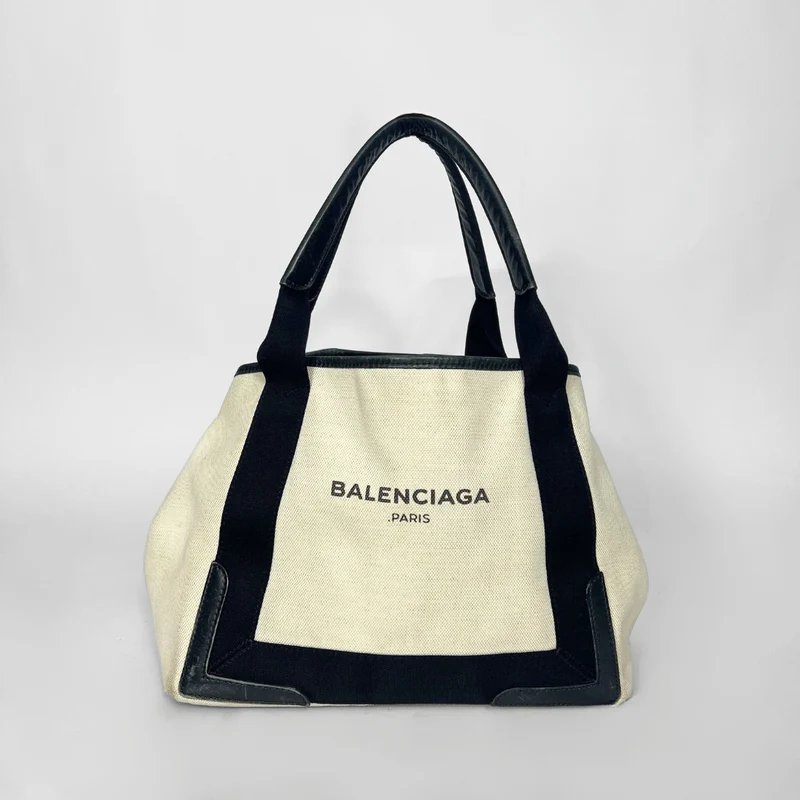 Balenciaga zwart / wit Shopper