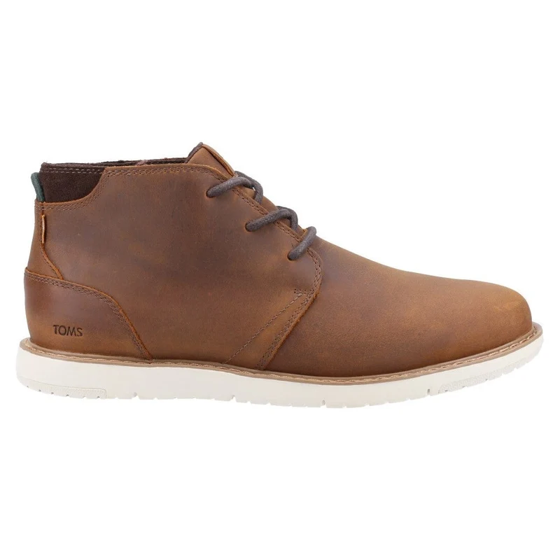 TOMS Heren Navi Boot | Topaasbruin leer