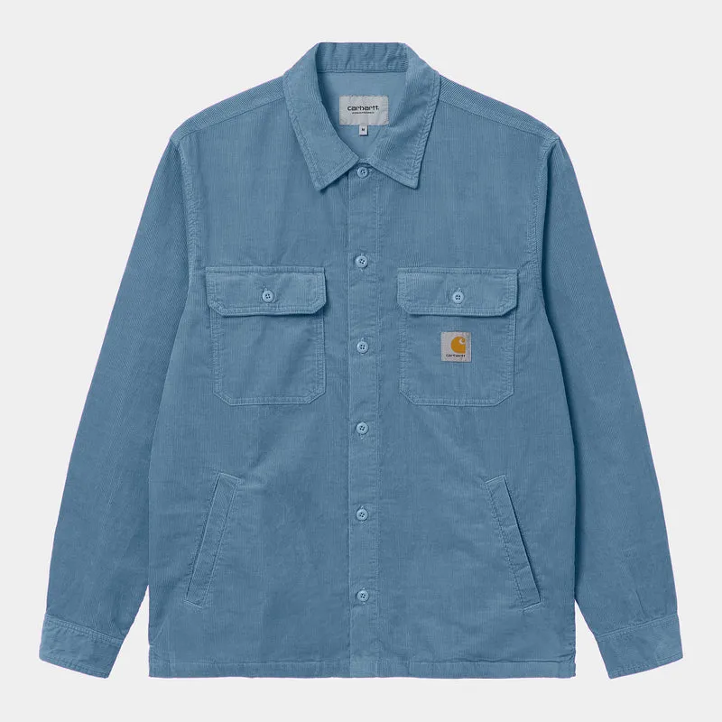 Carhartt WIP Heren Dixon overhemdjack - ijzig water gespoeld