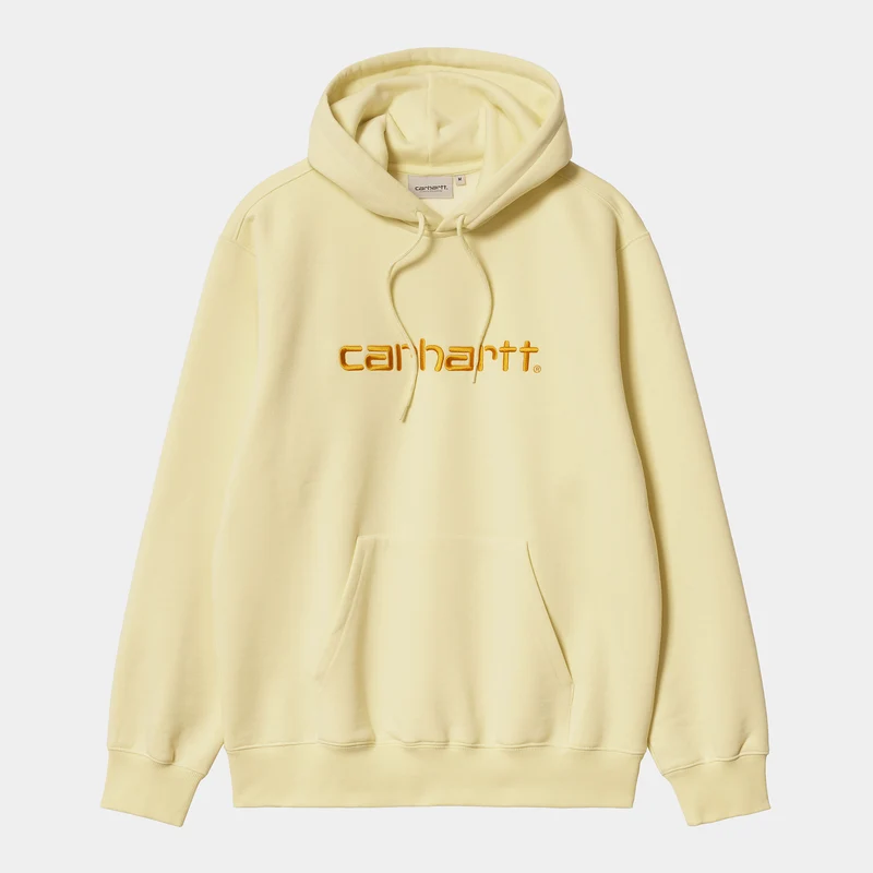 Carhartt WIP HEREN Carhartt WIP Sweathoodie - Zacht geel / ijslolly
