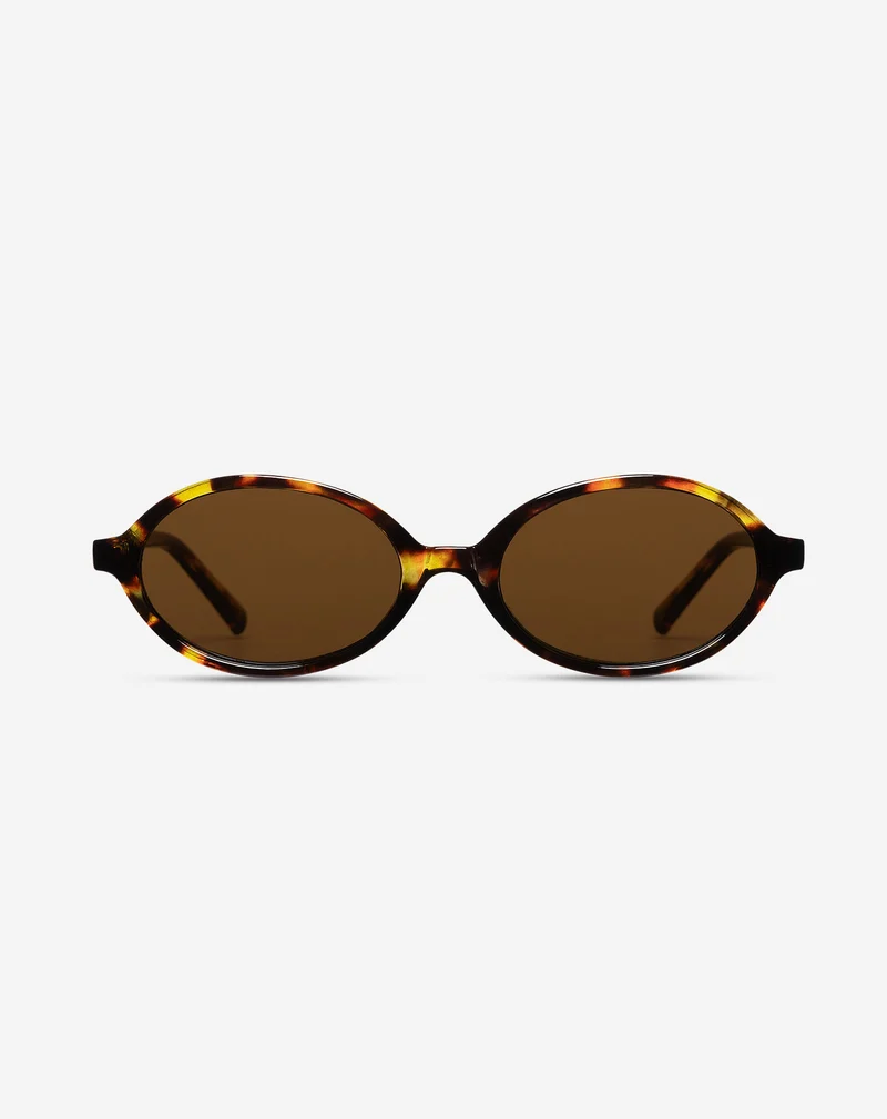 OVAL DETAIL SUNGLASSES BRUIN