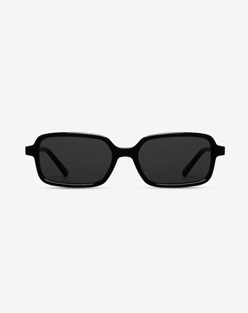 SQUARE SUNGLASSES ZWART