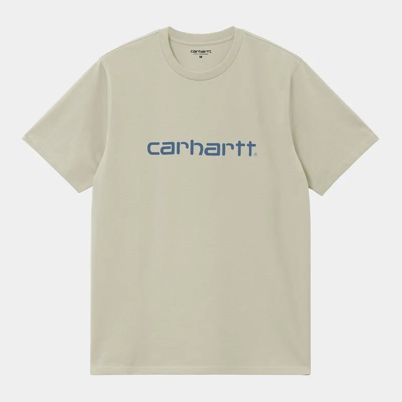 Carhartt WIP Heren Script T-shirt met korte mouwen - Beryl