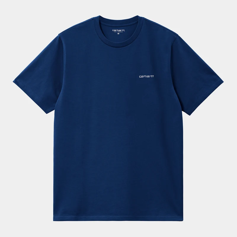 Carhartt WIP T-shirt met korte mouwen voor heren met scriptborduurwerk - Elder