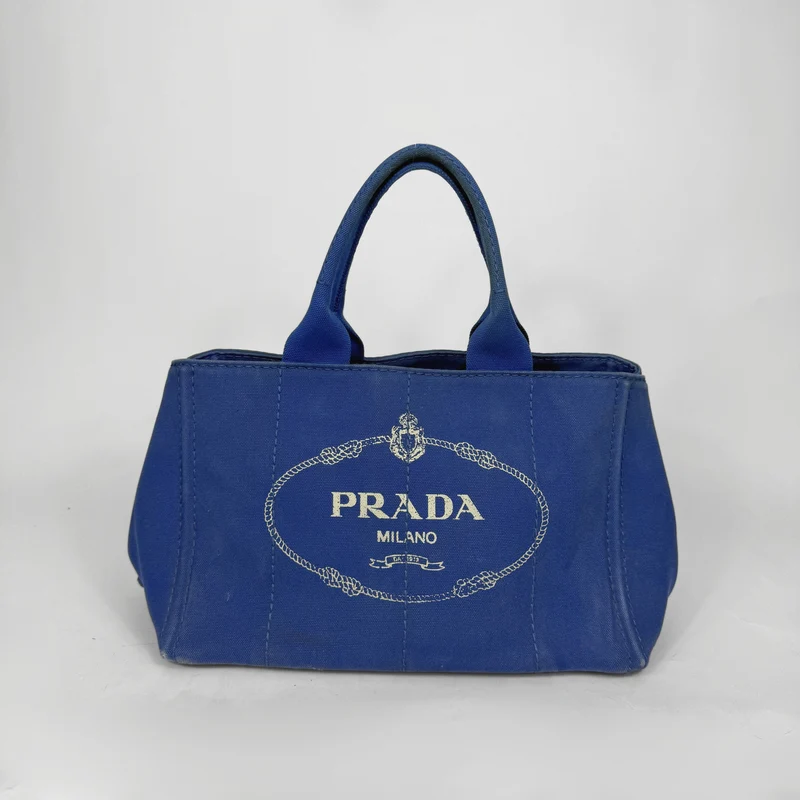 Prada Canapa canvas draagtas