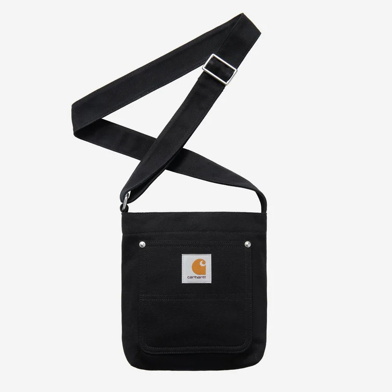 Carhartt WIP Unisex canvas tasje | Zwart