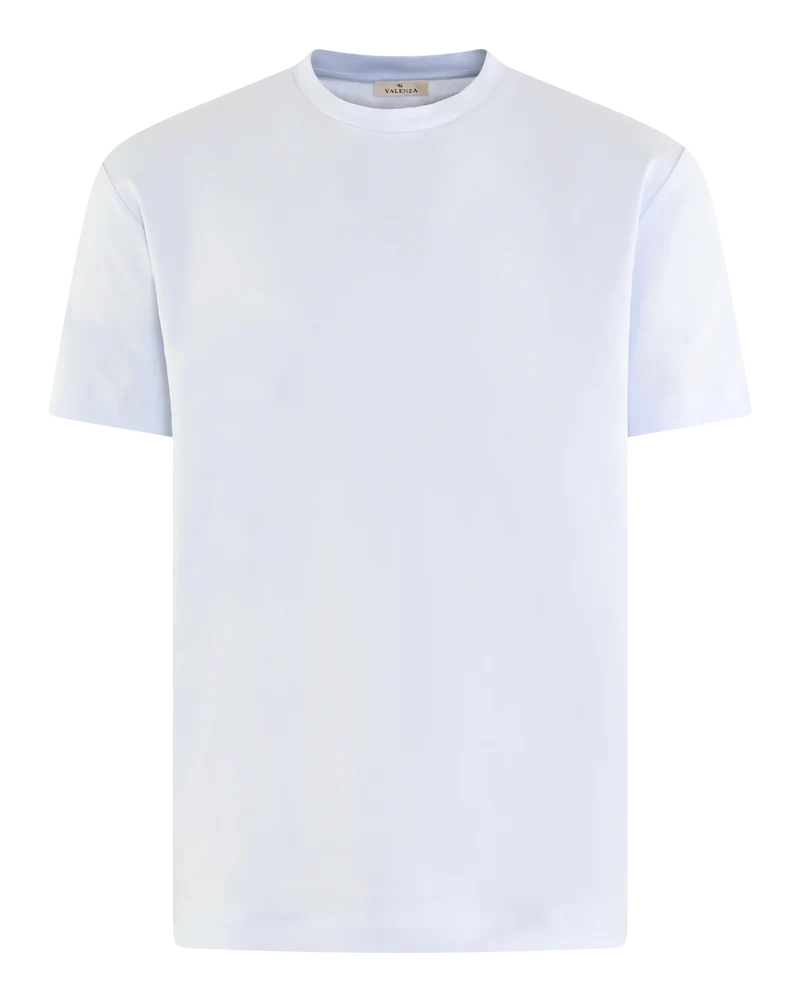 Heren Interlock Supima T-Shirt Blauw