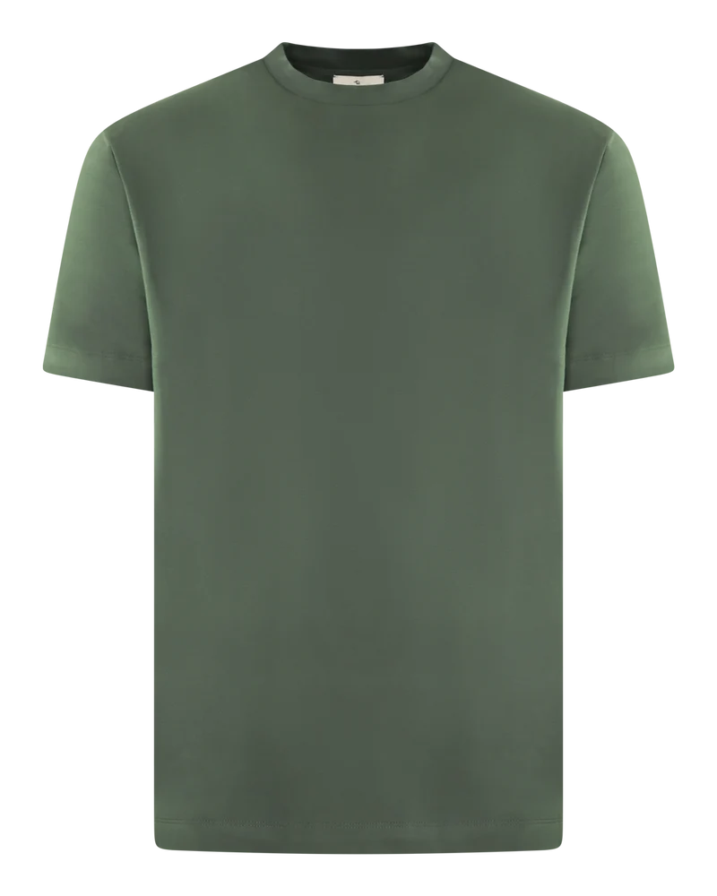 Heren Interlock Supima T-Shirt Groen