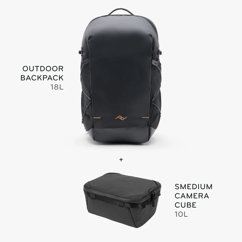 18L Outdoor Backpack + Bundle 1 | Black