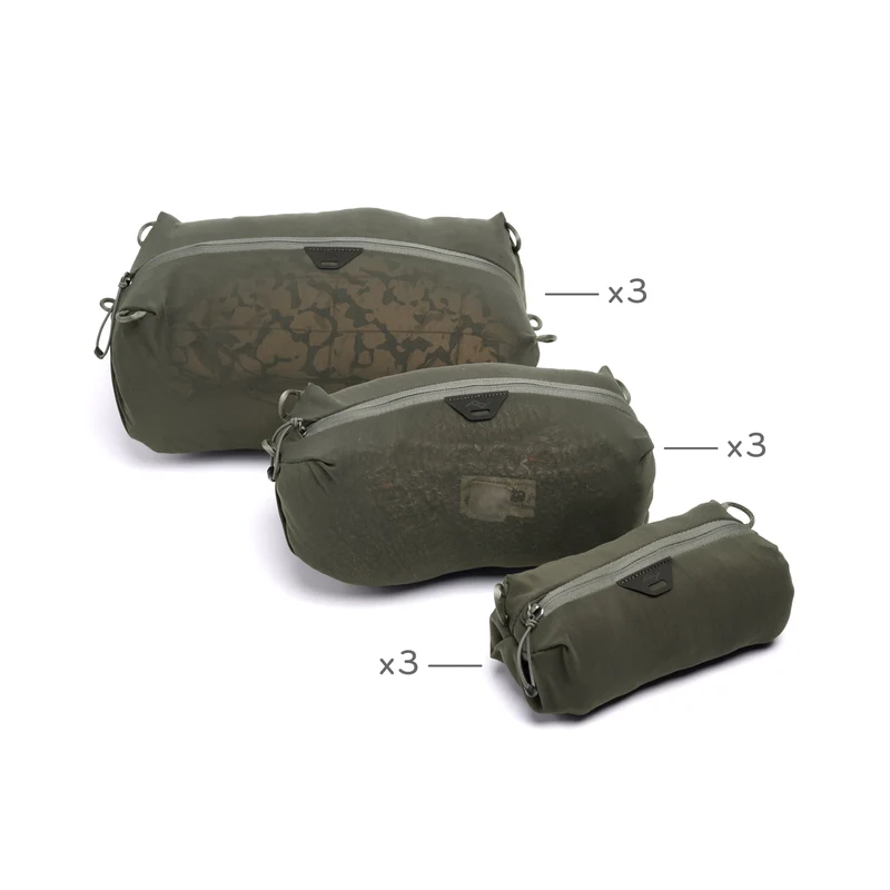 Ultralight Packing Cube | Sage | Mesh | 9-Pack