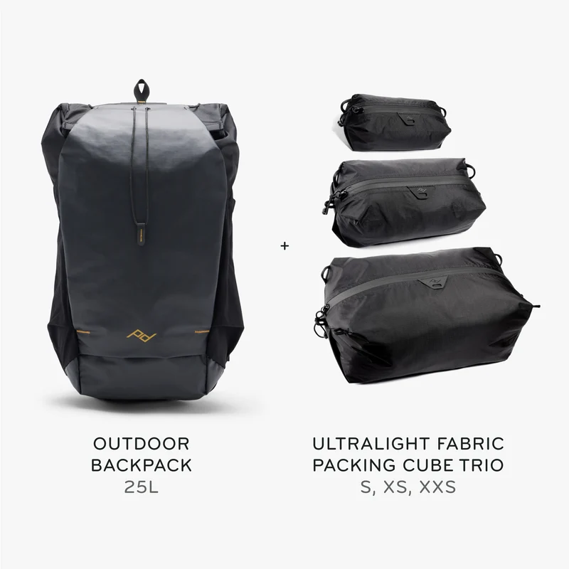 25L Outdoor Backpack + Bundle 2 | Black
