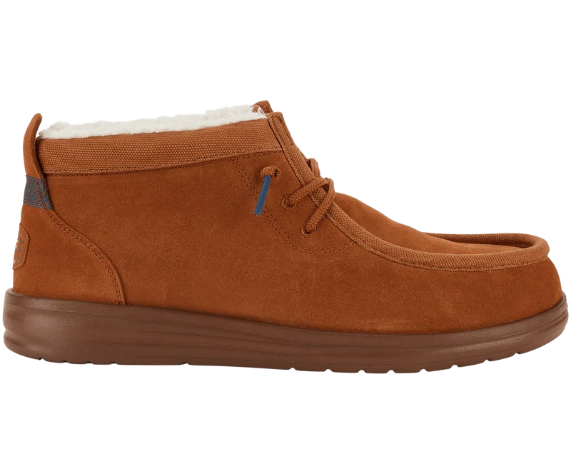 Hey Dude Wally Mid GripR Warmth mocassinlaars voor heren | Bruin