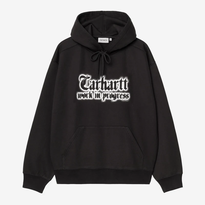 Carhartt WIP Herenhoodie World Tour-sweatshirt | Zwart