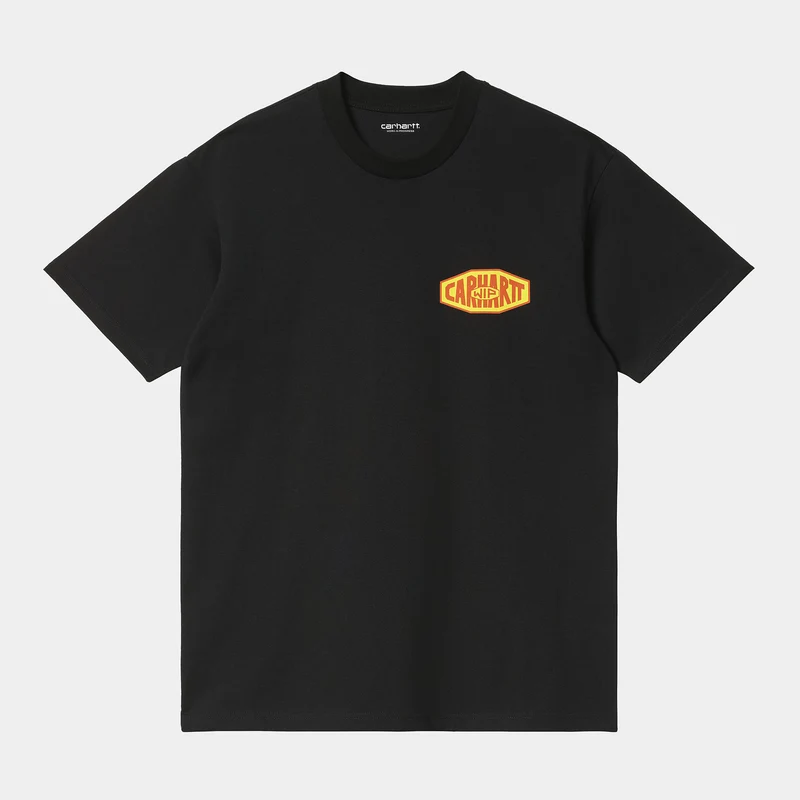 Carhartt WIP New Tools T-shirt van biologisch katoen met korte mouwen voor heren - zwart