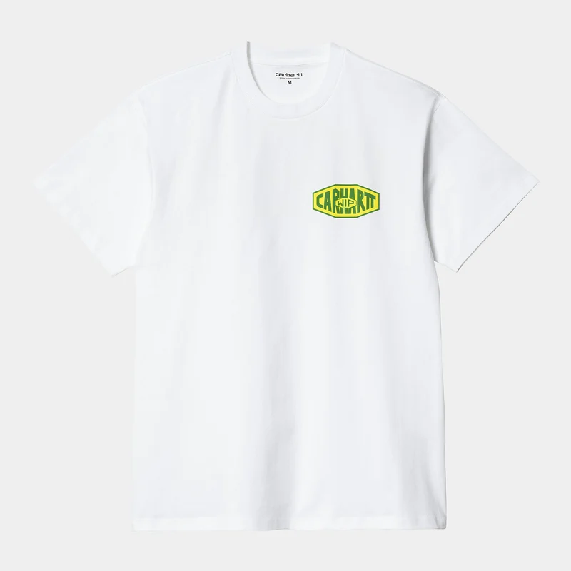 Carhartt WIP New Tools T-shirt van biologisch katoen met korte mouwen voor heren - wit
