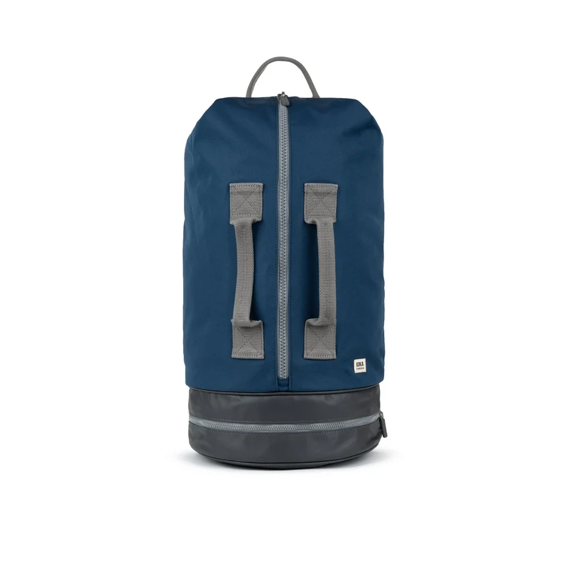 ROKA Heathrow Grote Gerecyclede Canvas Tas - Diepblauw